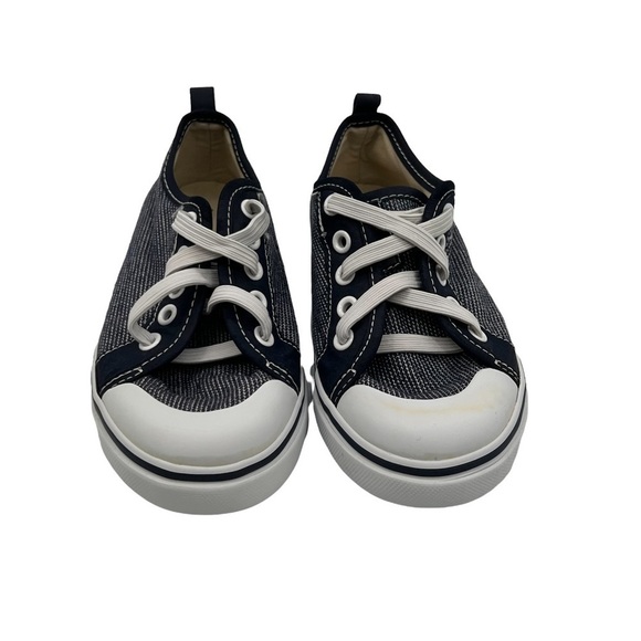 Gymboree Blue Laceless Sneakers Size 12 Toddler - Picture 3 of 9